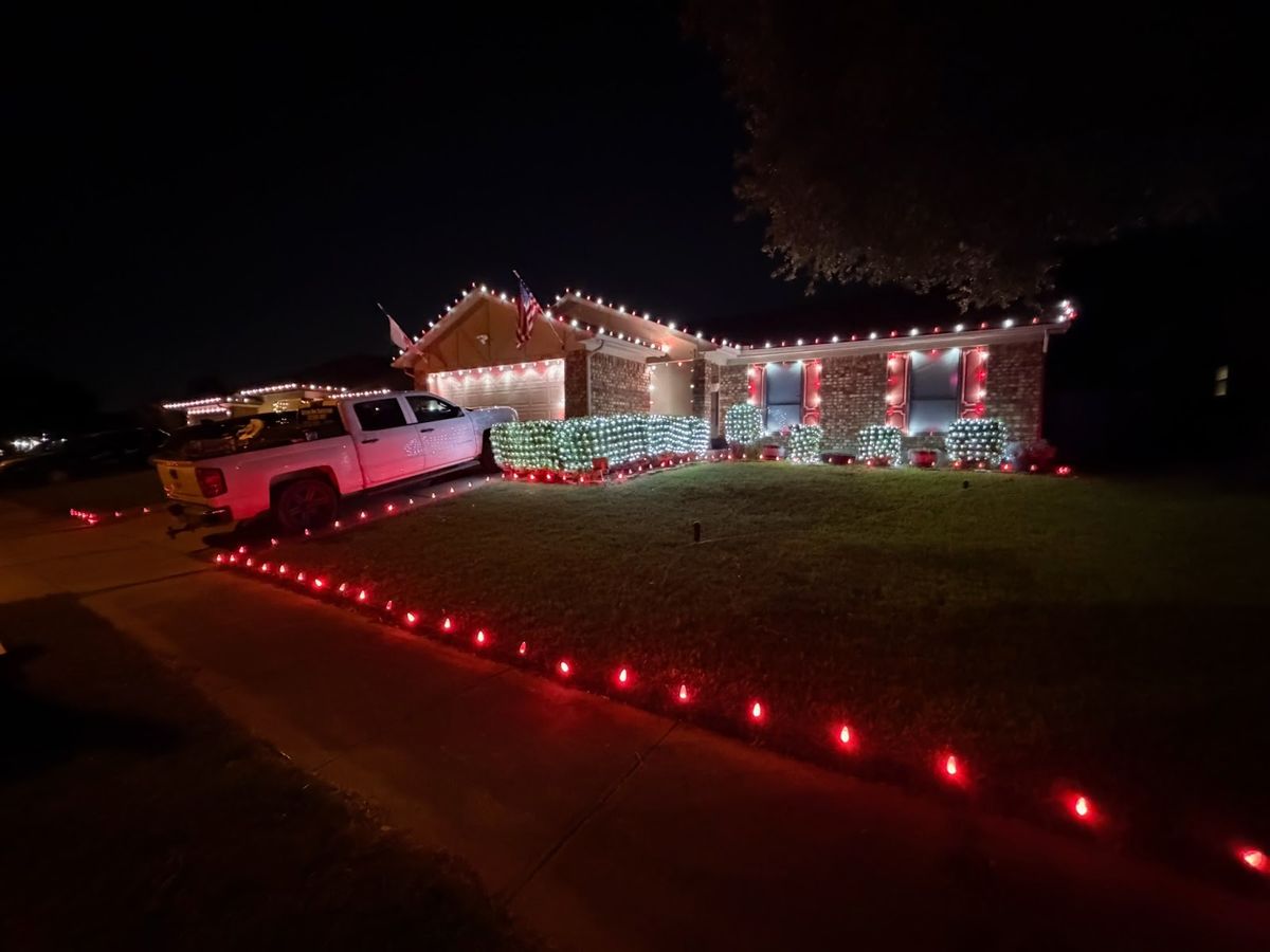 Christmas Lights for Watkins Home Renovations in Watauga, TX
