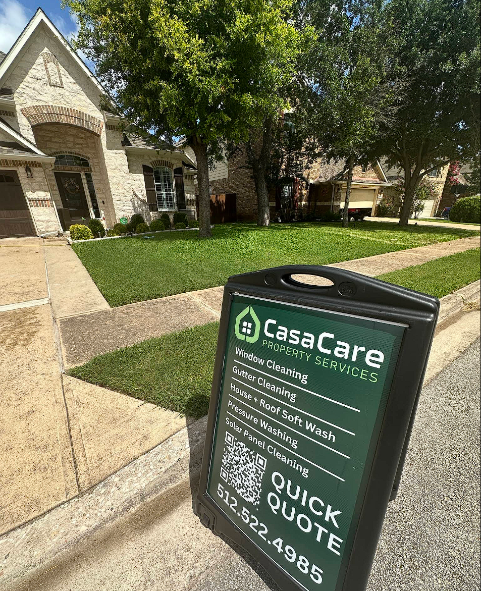 Pressure Washing for Casa Care Property Services in Austin, TX
