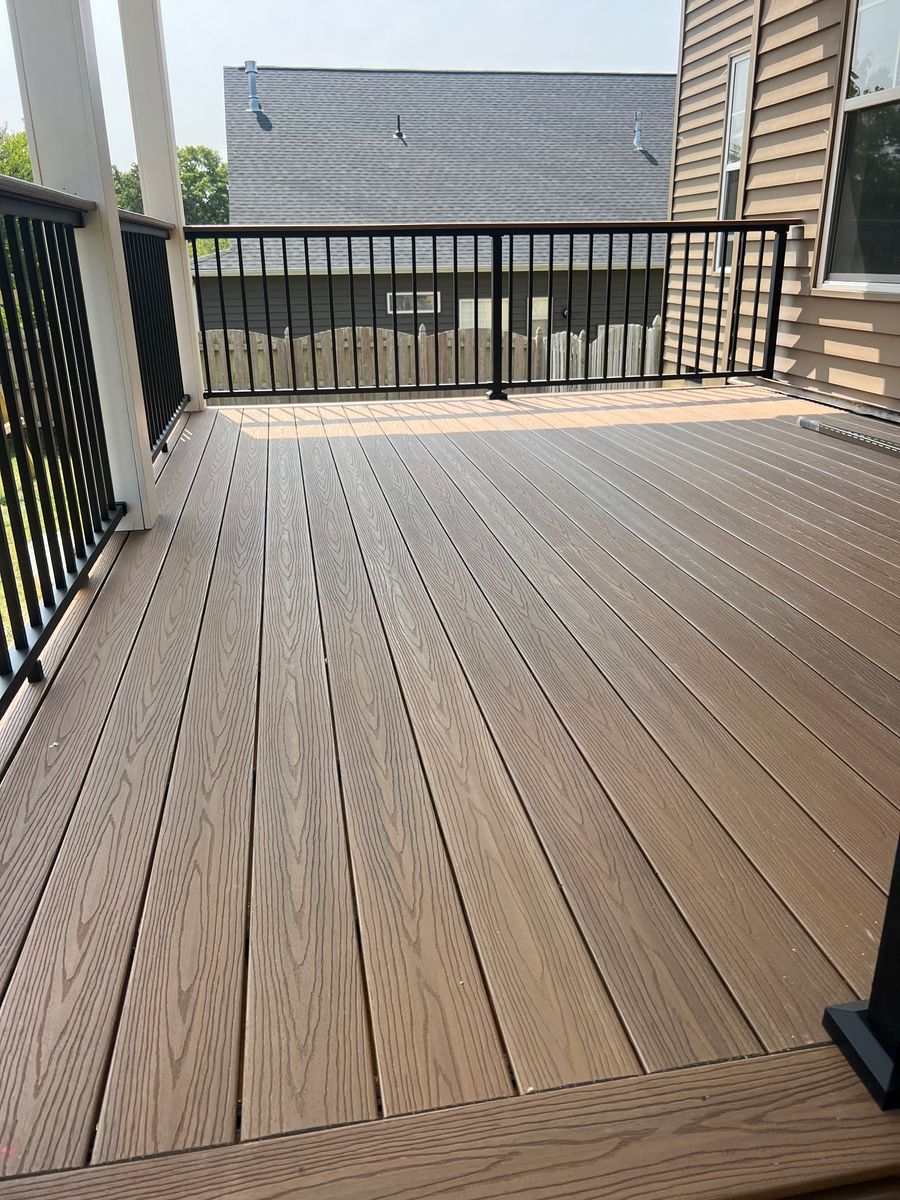 Composite Deck Installation for Deck Escapes and Outdoor Living  in Knoxville, TN