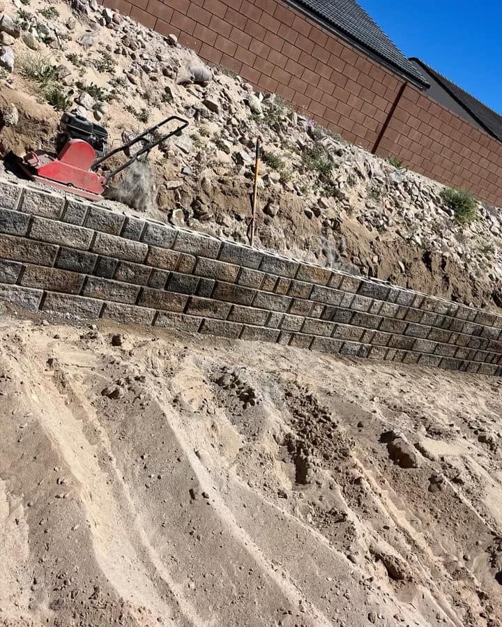 Retaining Wall Construction for Brothers Quality Construction in Fort Mohave, AZ