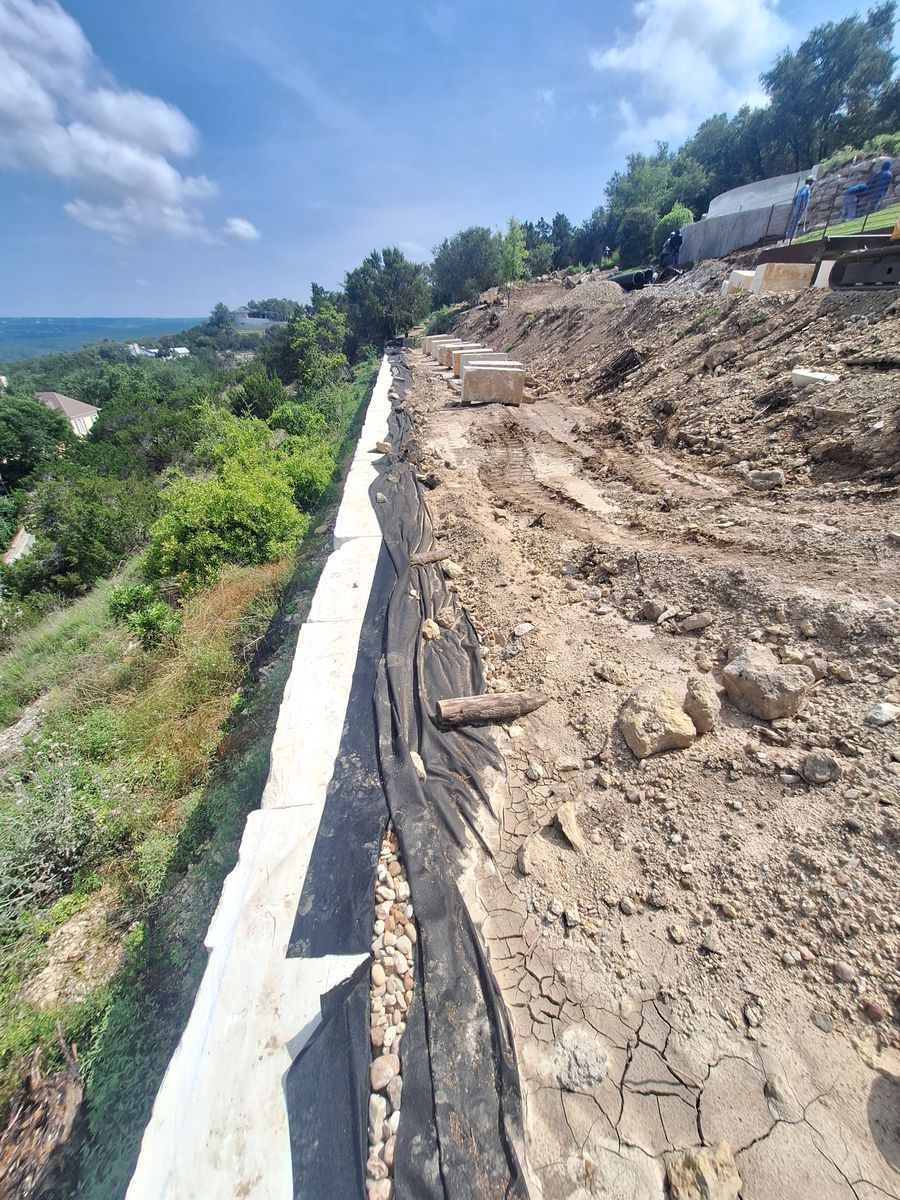 Earthwork Services for Leo's Concrete Crew in Elgin, TX