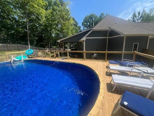 Deck building for Hughes Builders LLC in Greensboro, NC