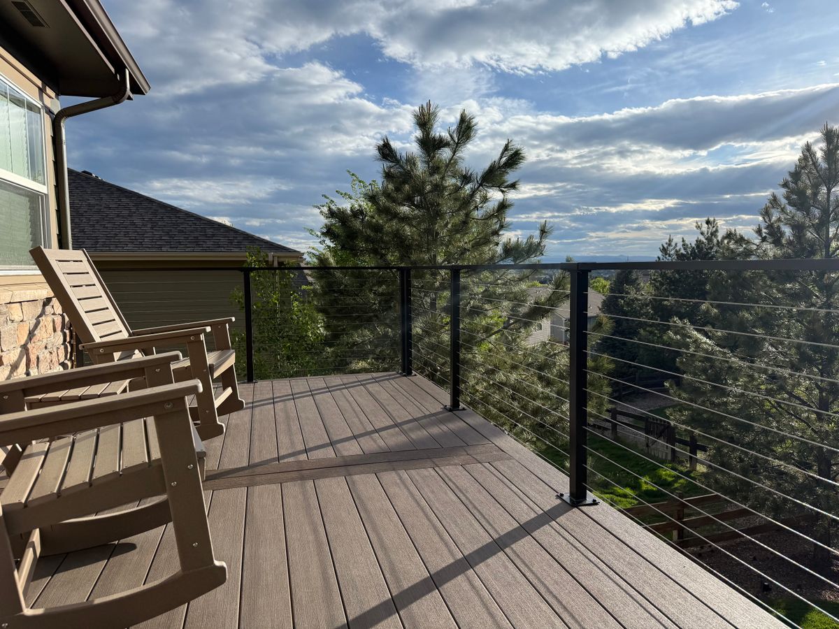 Deck & Patio Installation for Arnett Front Range Construction in Elizabeth, CO