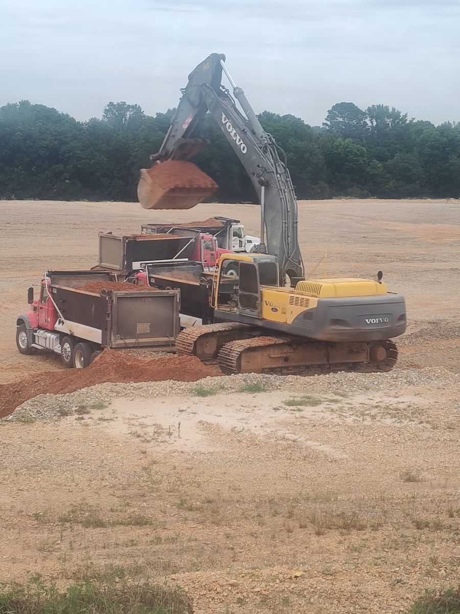 Site Preparation for Double J Excavation in Nashville, AR