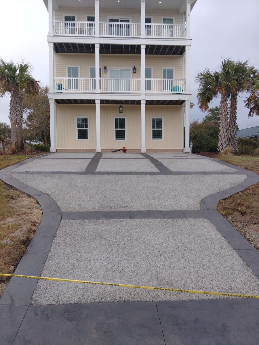 Patio Design & Installation for Concrete Cowboyz in Greenville, NC