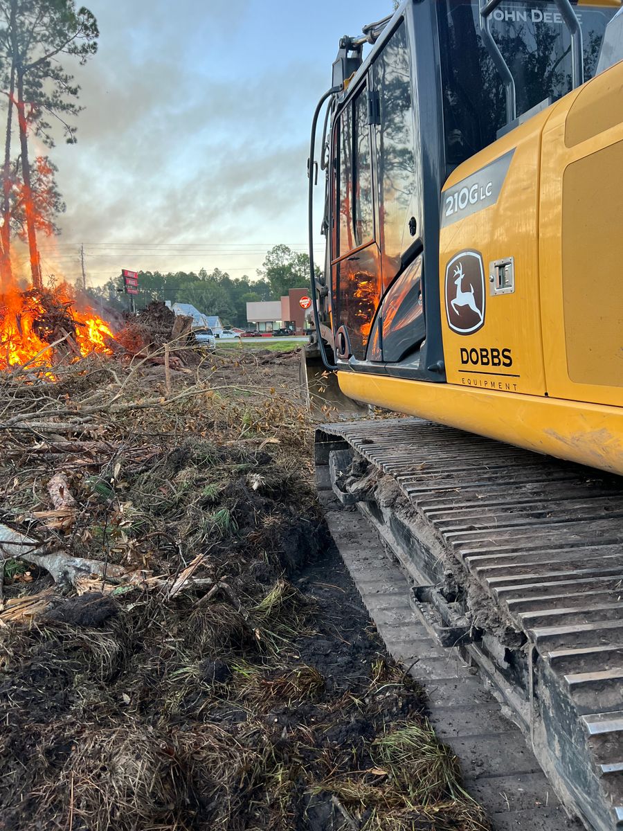 Land Clearing for Bay Hill Development in Nahunta, GA