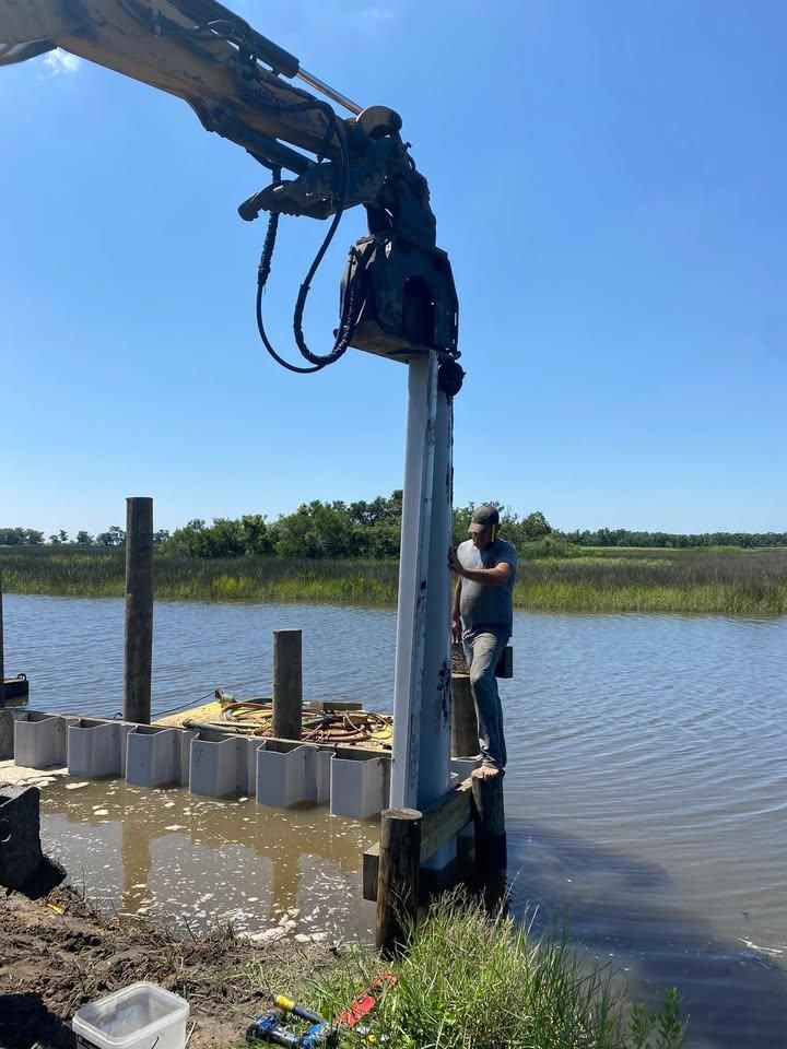 Pier Construction for Coastal Marine Construction in Bay St. Louis, MS