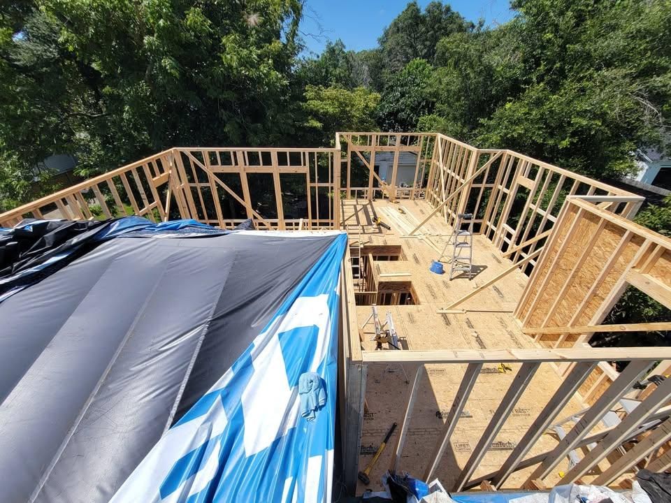 Framing for GVL Renovations in Greenville, SC