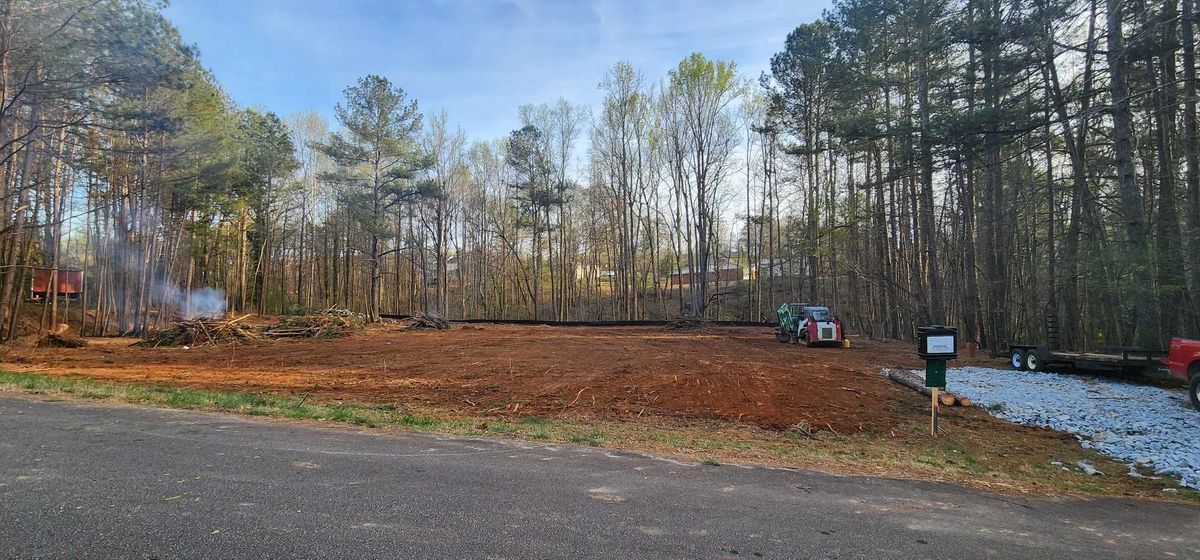 Land Clearing for Parker's Grading Services in Cleveland, GA