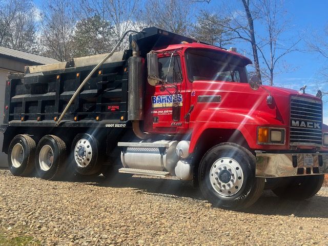 Site Grading for Barnes Backhoe & Grading in Taylorsville, NC