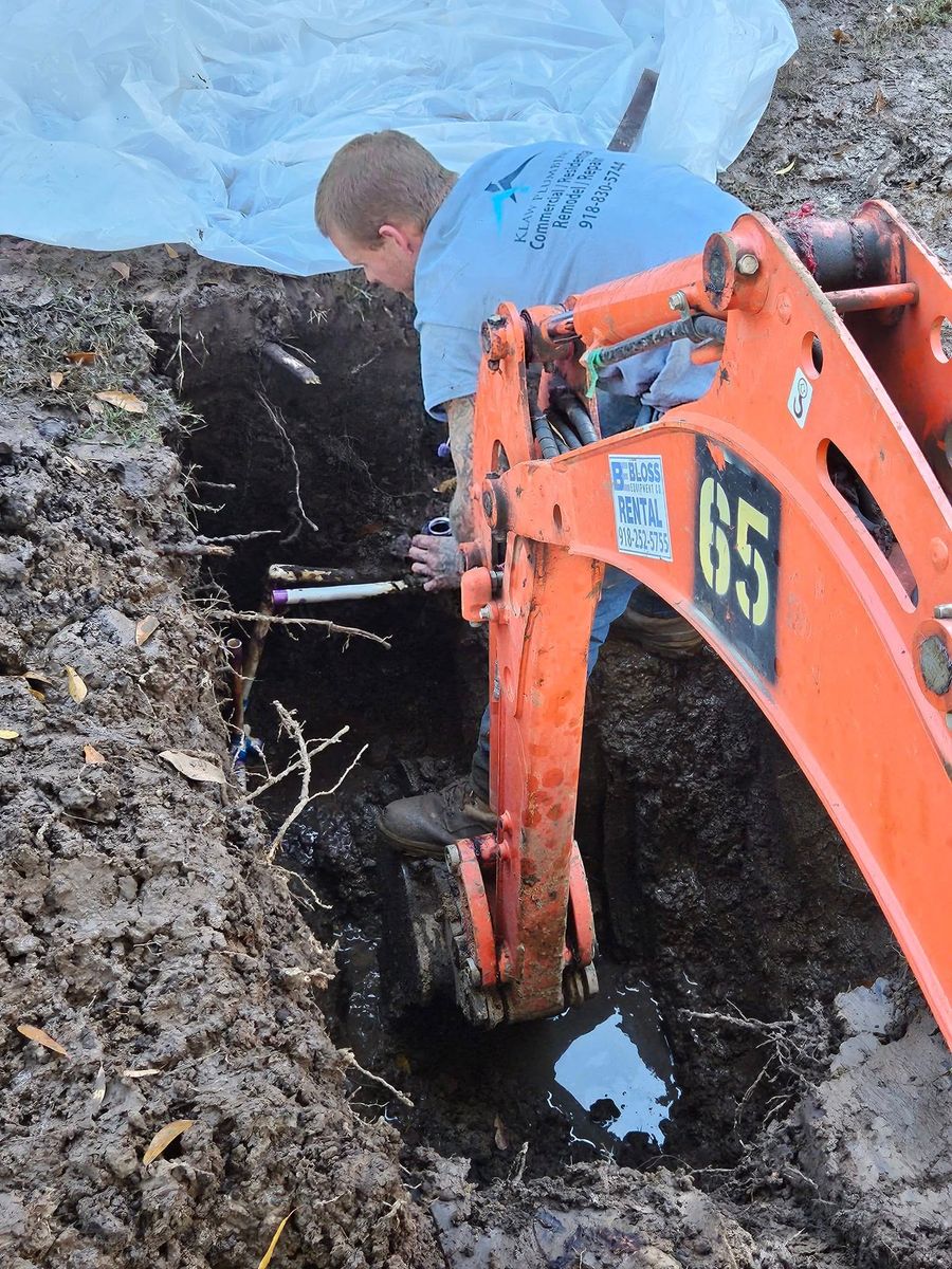 Drain Cleaning and Unclogging for KLAW Plumbing and Construction in Tulsa, OK