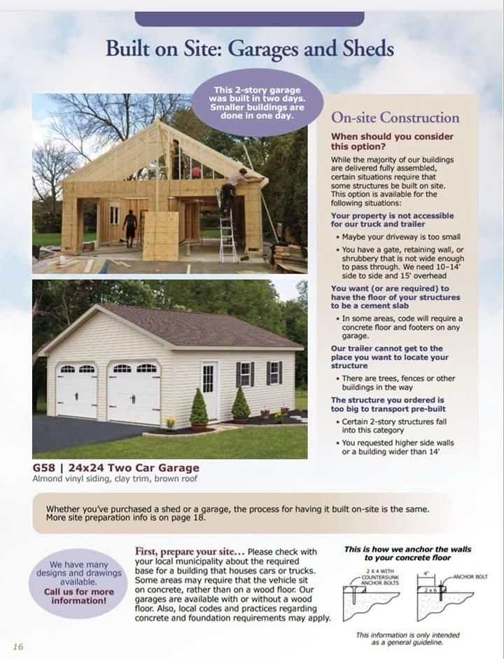Garages for Rockhold Sheds in Deale, MD