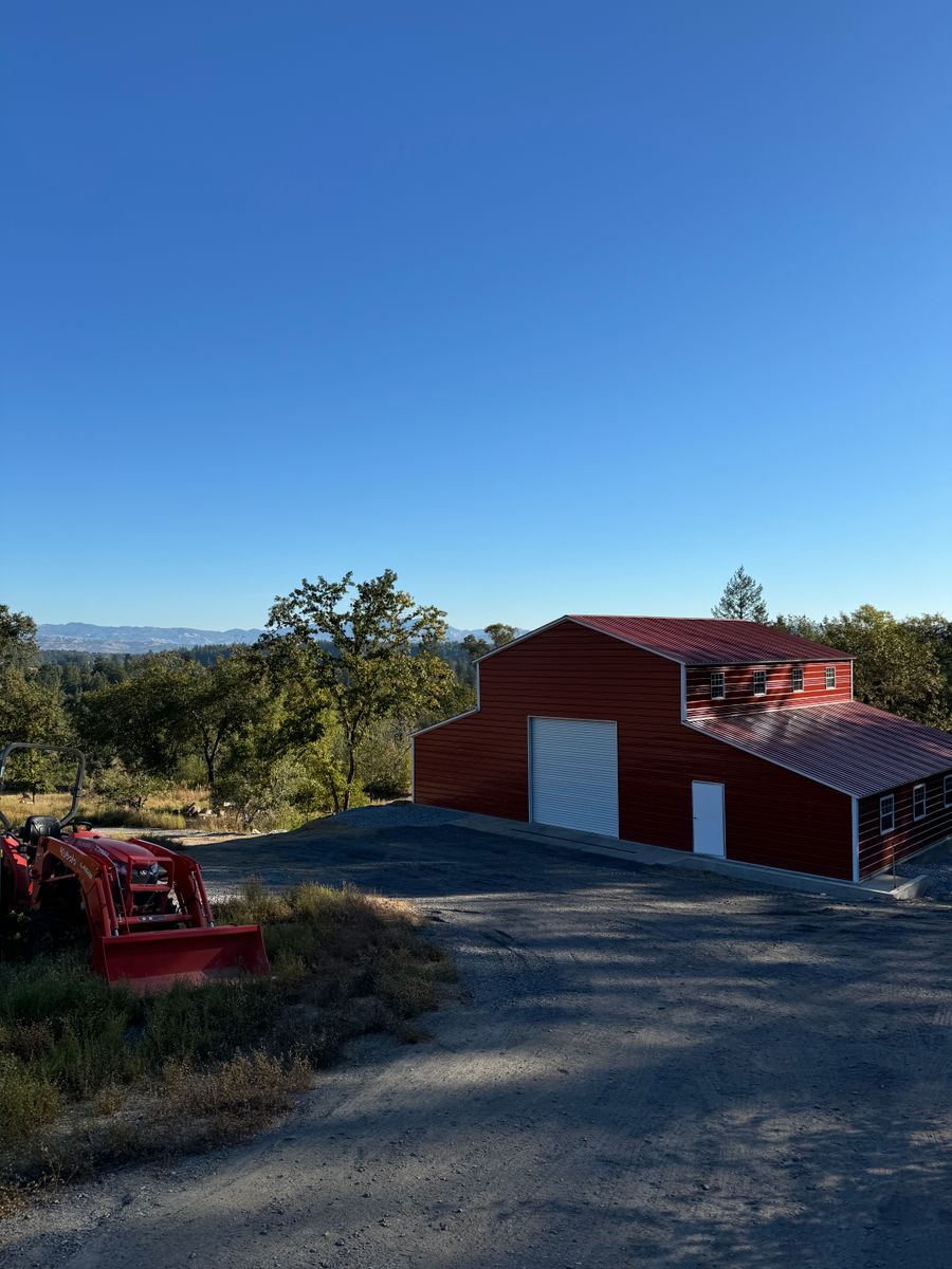 Steel Building Construction for Ren Levine Construction in Novato, CA