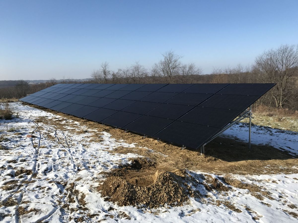 Ground Mount Solar Installation for Solar Savings by Garrett in Southern New Jersey, NJ