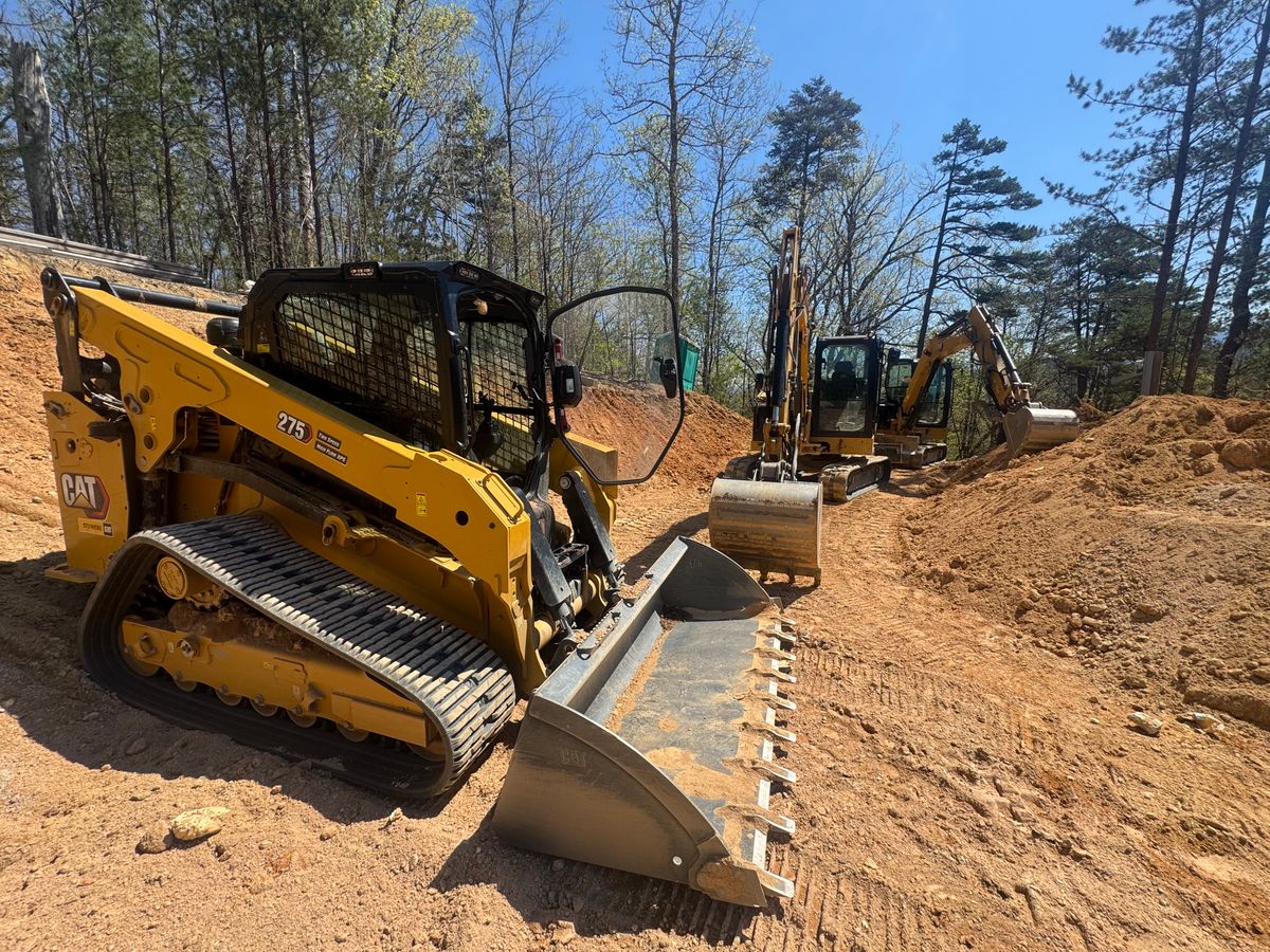Site Preparation for Grayson Groundworks in Sevierville, TN