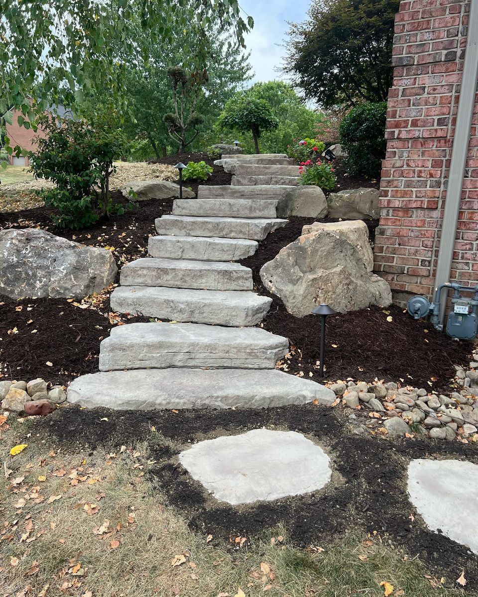 Paver Patios & Stone Step Installations for Henney’s Custom Hardscapes in Canonsburg, PA