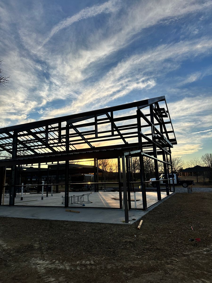 Custom Metal Buildings for CR Fabrication in Royse City, TX