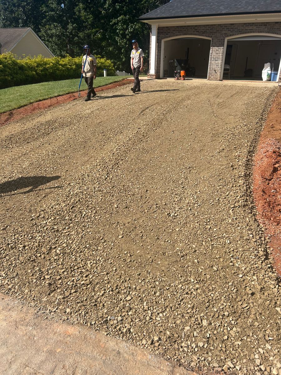 Grading for James R Carter Paving in Roanoke, VA