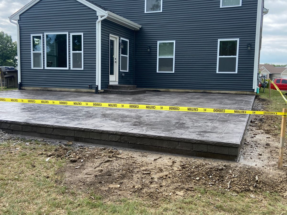 Patio Design & Installation for Fuentes Concrete Construction in Hammond, IN