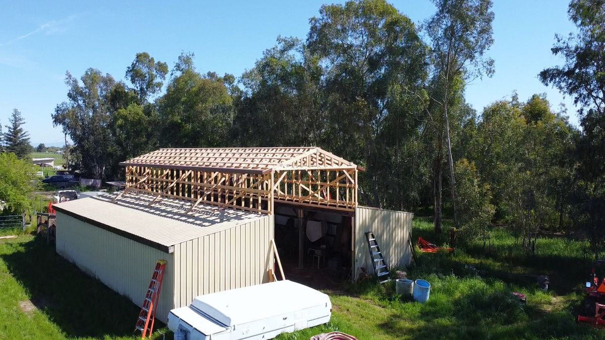 Post Frame Buildings/Carports for Austin LoBue Construction in Cottonwood, CA
