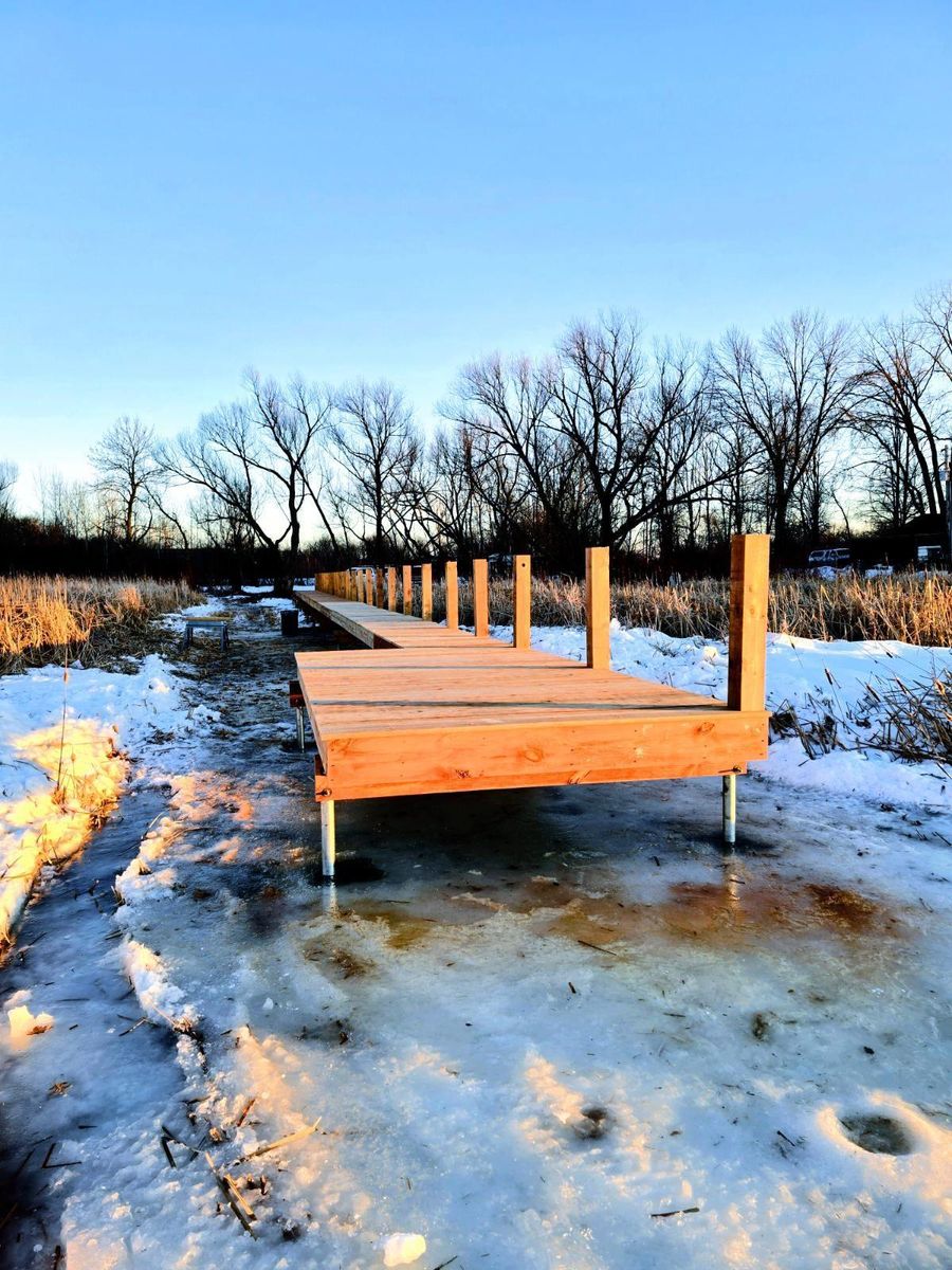 Boardwalk Footings for Elite Piers LLC in East Bethel, MN