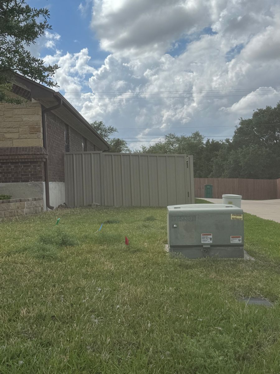 Fence Installation for FBR Welder & Construction in Gatesville, TX