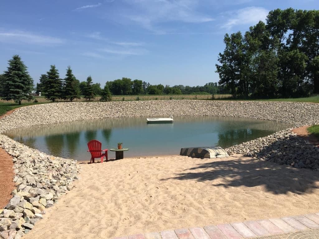 Pond Building for Daniel's Dumpsters & Land Improvements in Monroe, LA