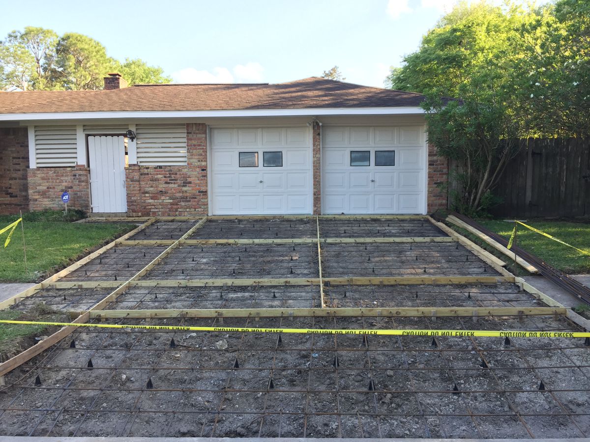 Stamped Concrete Installations for Texas Curb N Borders in Houston, TX