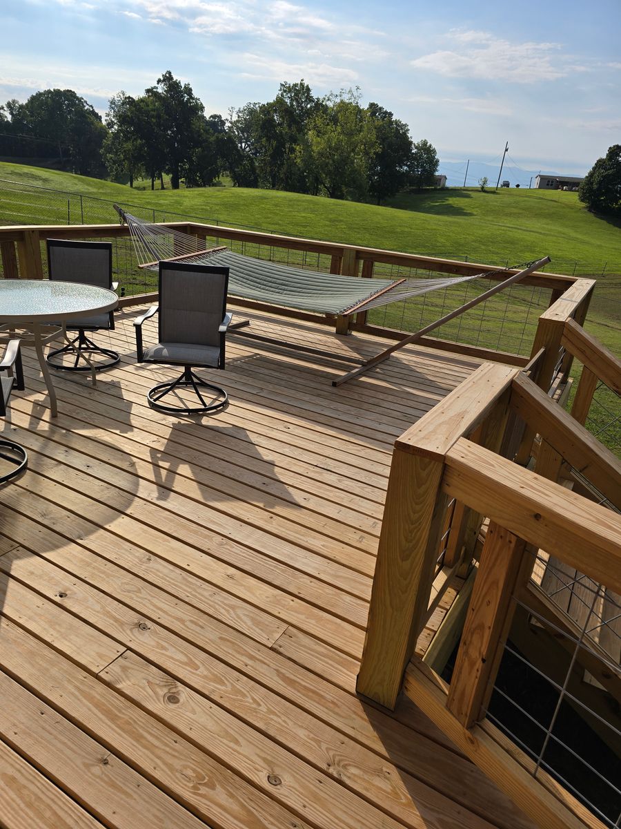 Deck Installation for The Handyman Viking in Dandridge, TN