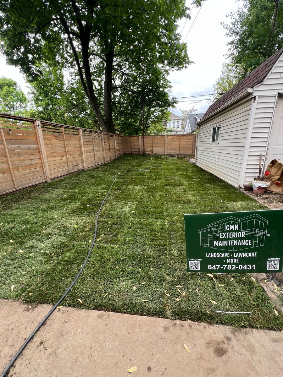 Landscaping for CMN Exterior Maintenance in Hamilton, ON