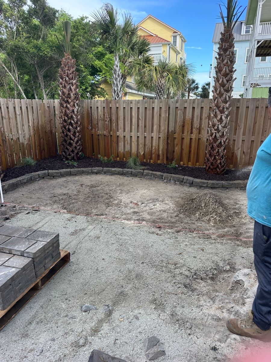 Hardscaping for Carolina Odd Jobs Inc. in Sneads Ferry, NC