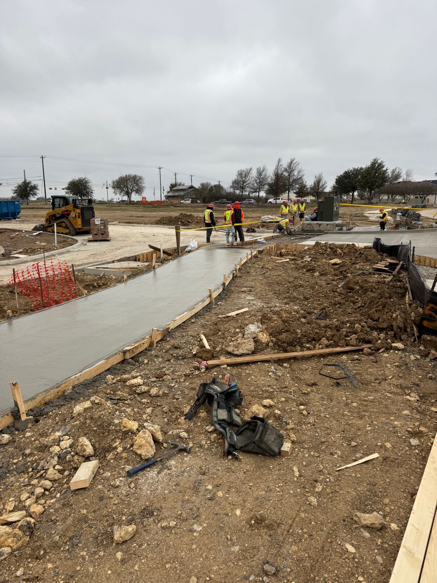 Grading for Socon Construction LLC in Dallas, TX