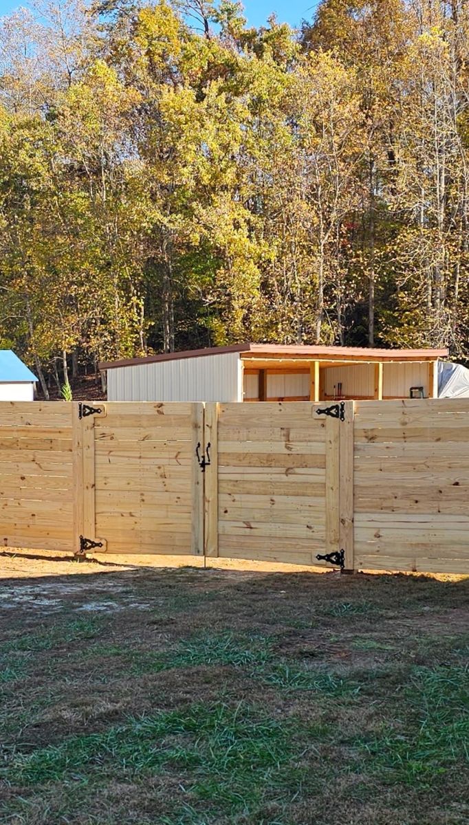 Fence Installation for A.D's Fencing Company in Madisonville, TN