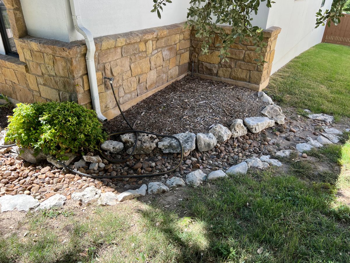 Mulch Installation for DR Landscape in San Antonio, TX