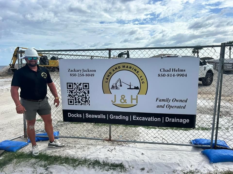 Dock Construction for J&H Land and Marine in Panama City, FL