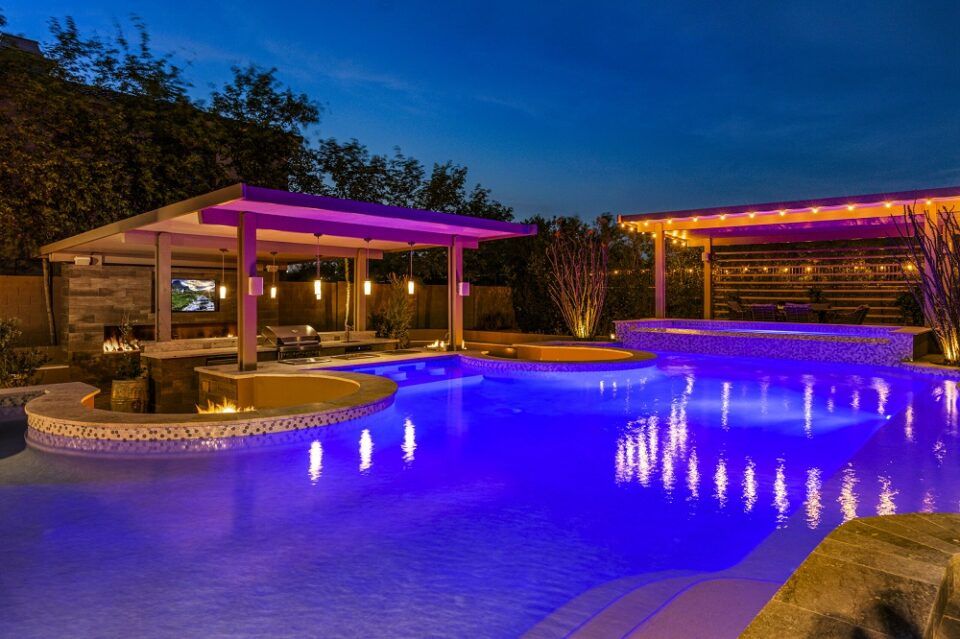 Custom Pool Construction for Cole Landscaping & Pools, LLC in Amarillo, TX