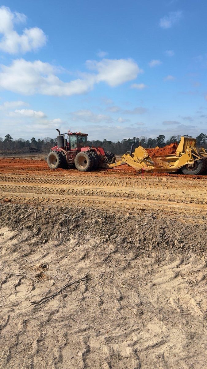 Site Preparation for Double J Excavation in Nashville, AR