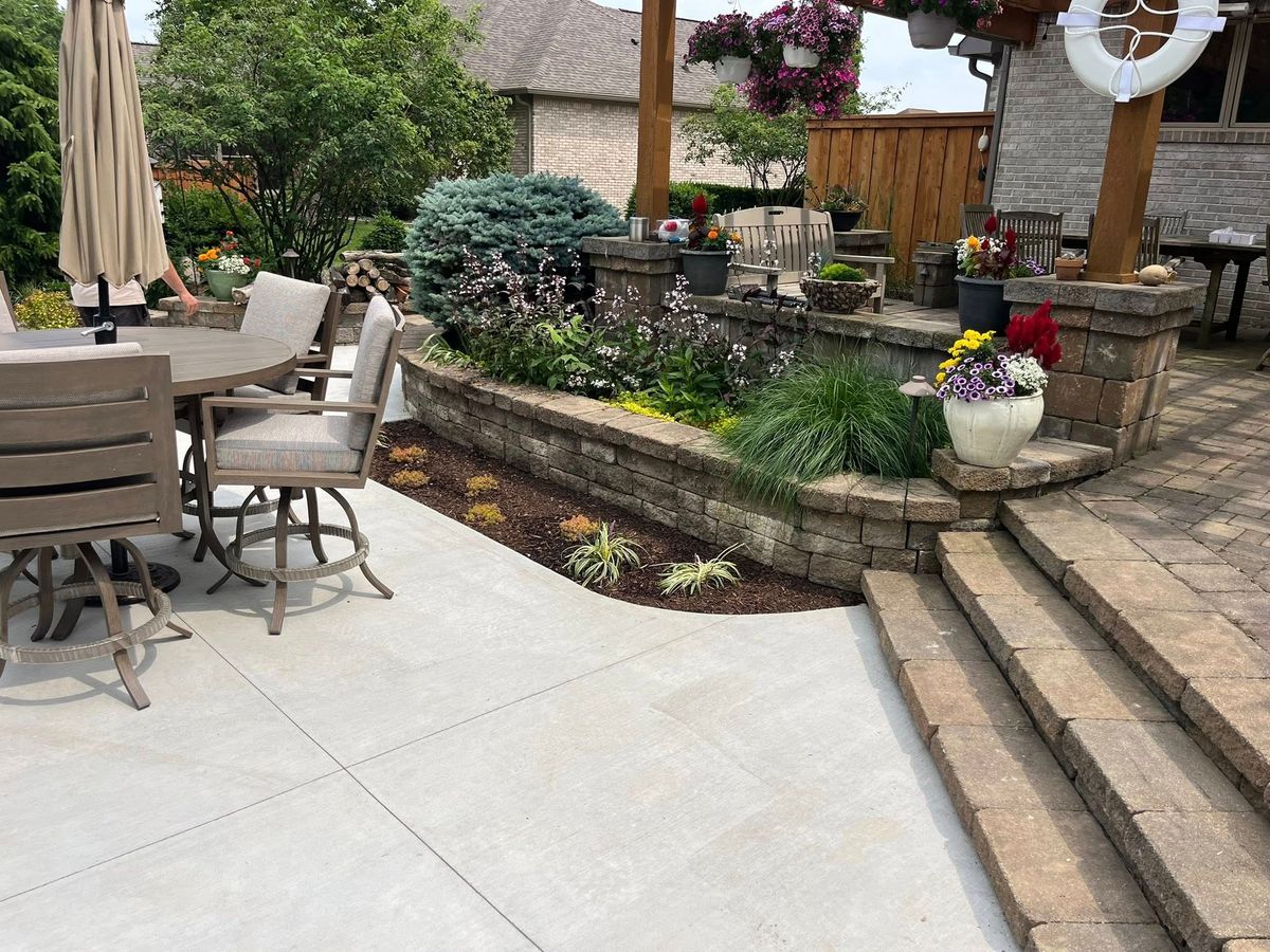 Hardscape Installation for Shaw Landscape and Design in Greenfield, IN