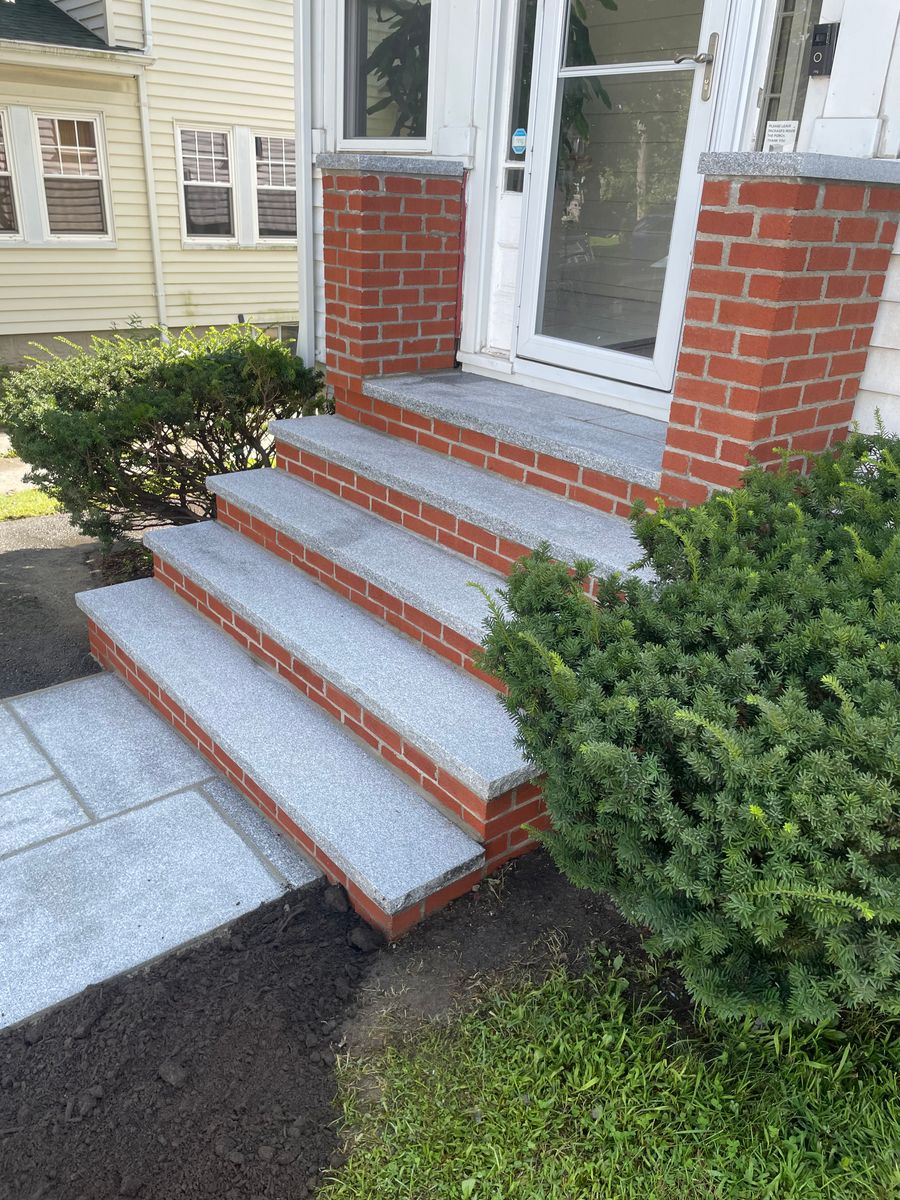 Step/Stair Services for All For U Roofing & Masonry in Boston, MA