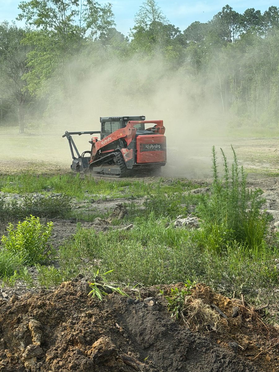 Skid Steer Service for T&S Land Management Services in Effingham County, GA