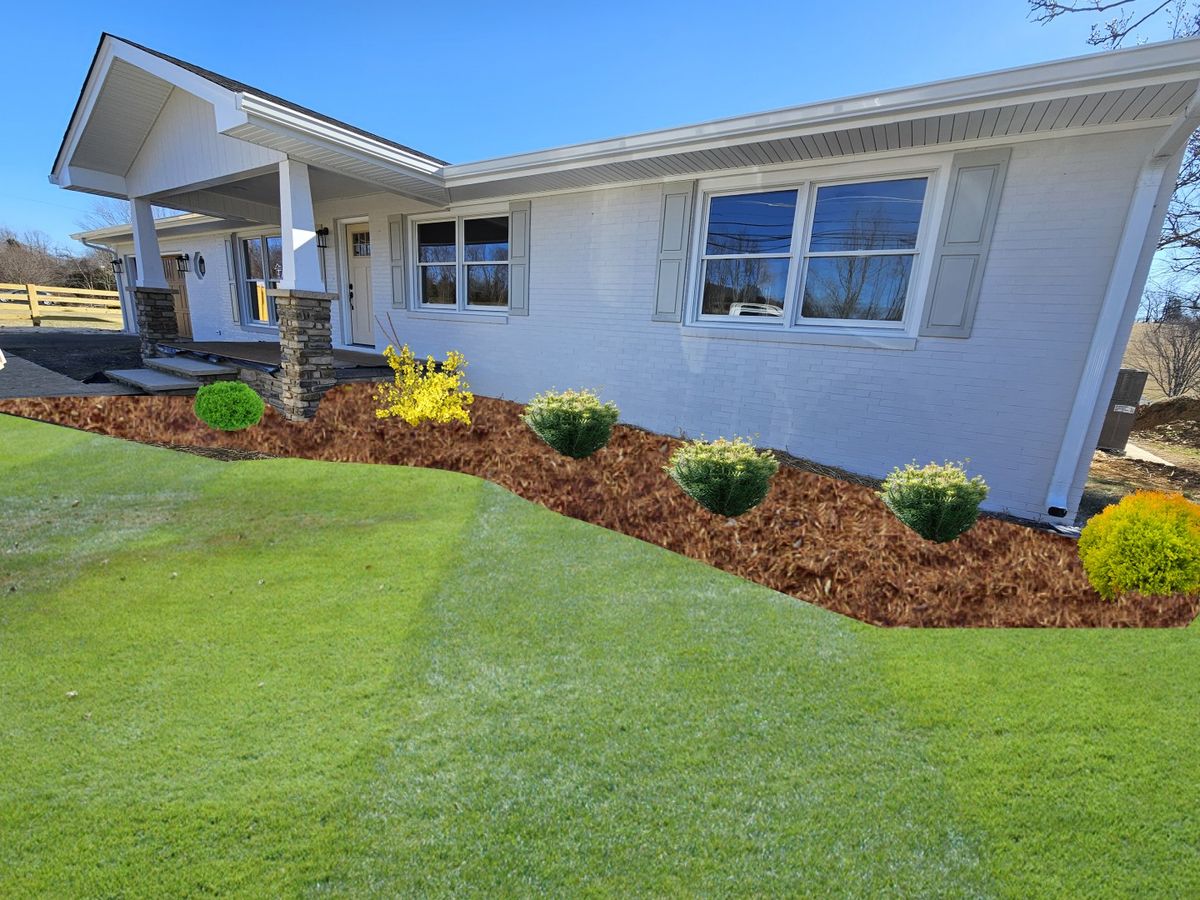 Garden and Planting Plans for Simply Natural Landscape in Abingdon, VA