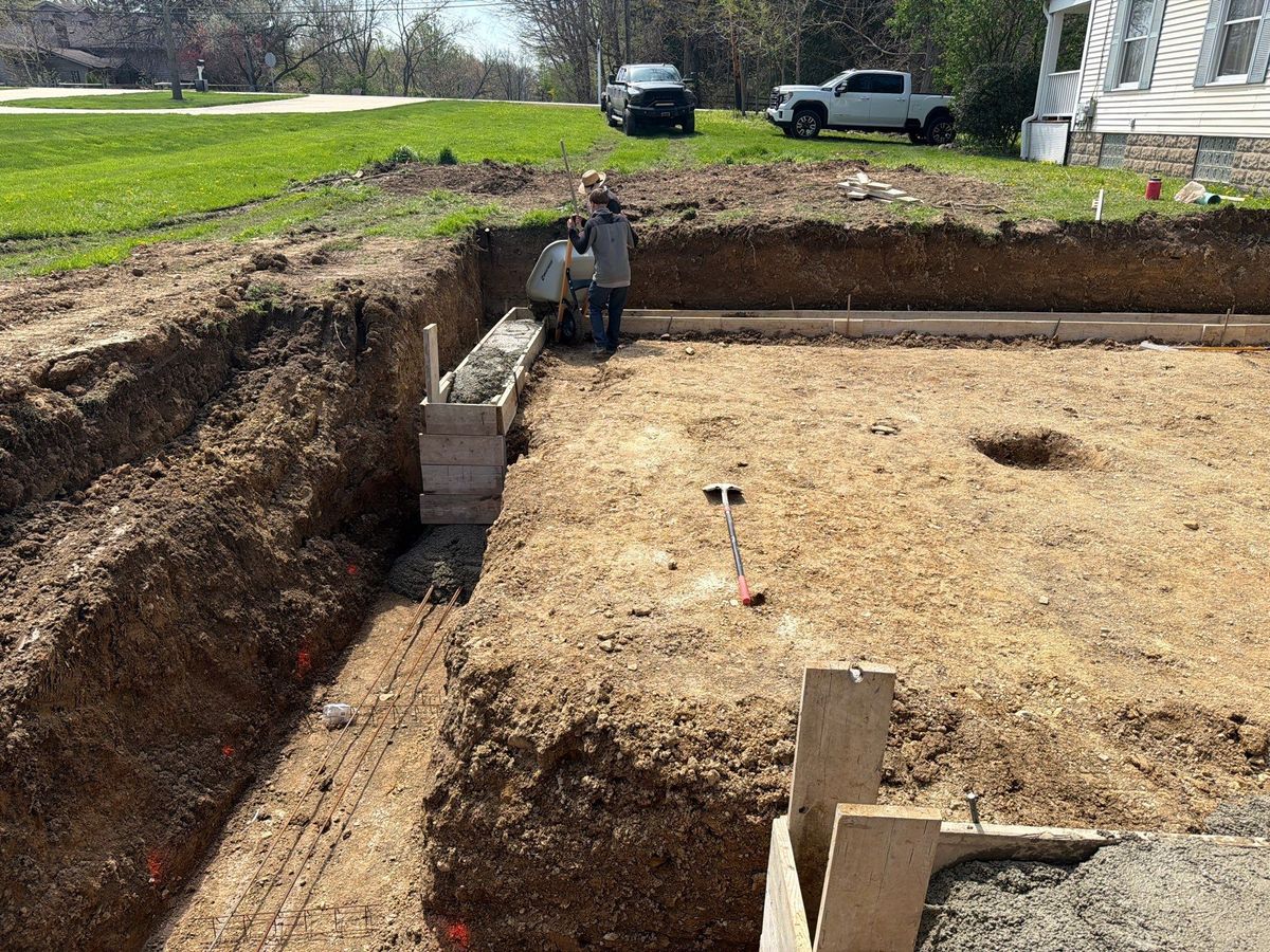 Foundations for Hilltop Drafting & Design LLC in Geauga County, Ohio