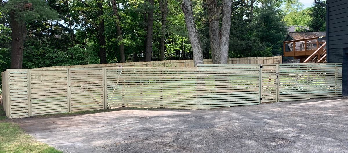 Fence Installation for Wood Home Creations in Carbondale, PA