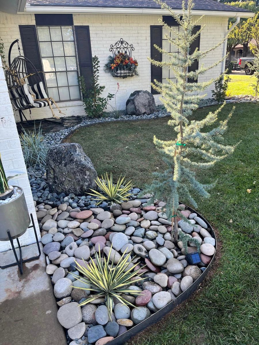 Landscape Installation for Cole Landscaping & Pools, LLC in Amarillo, TX
