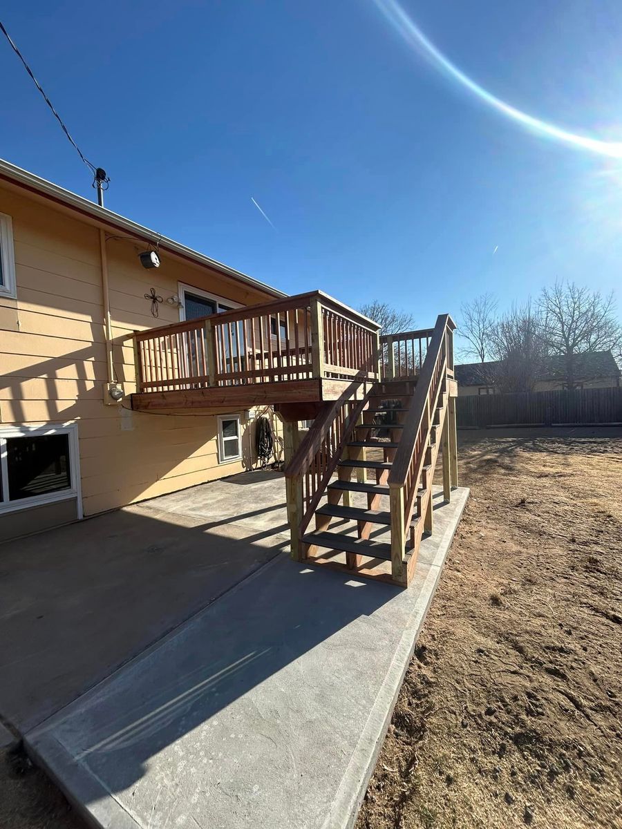 Deck & Patio Installation for DZ Construction in Lamar, CO