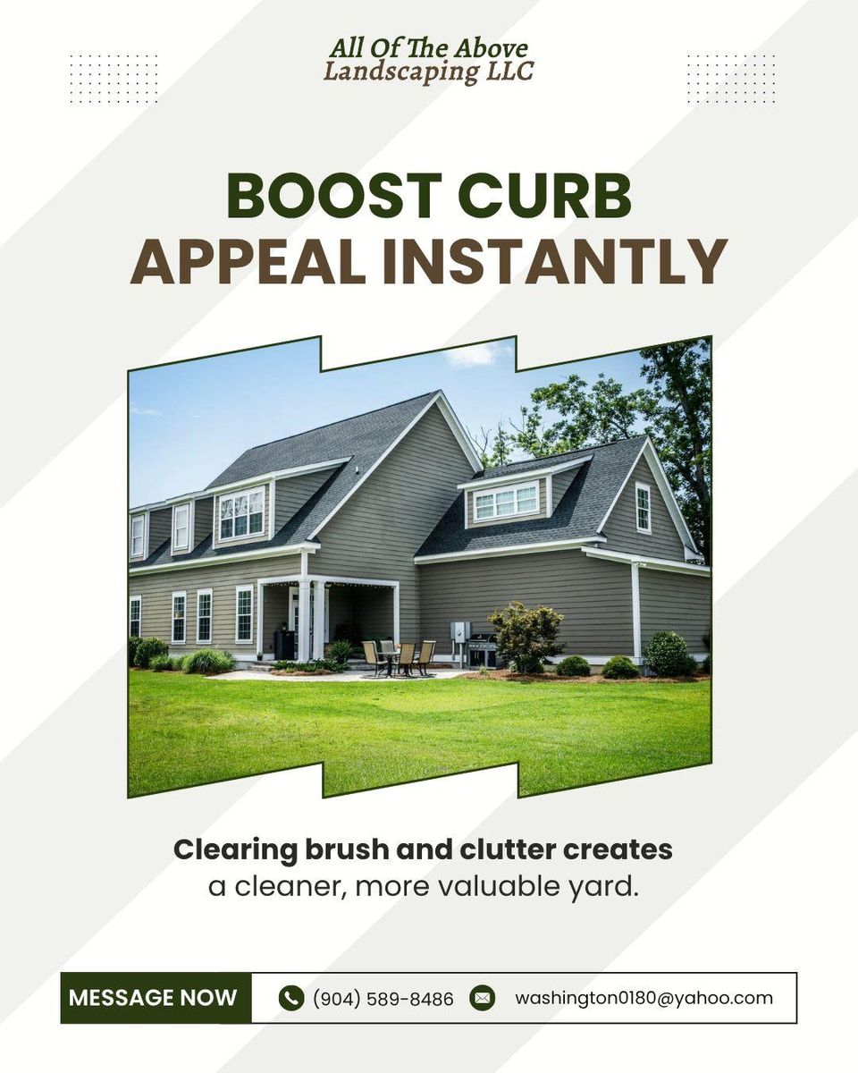 Tree Trimming & Removal for All of the Above Landscaping in Orange Park, FL