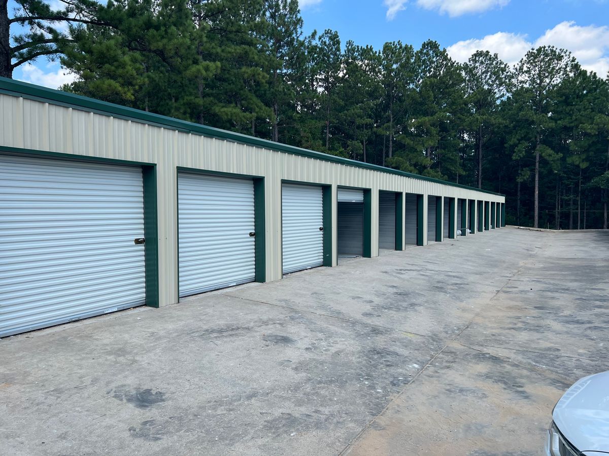 Storage facilities for Broadway & McMullen Construction in Hattiesburg, MS