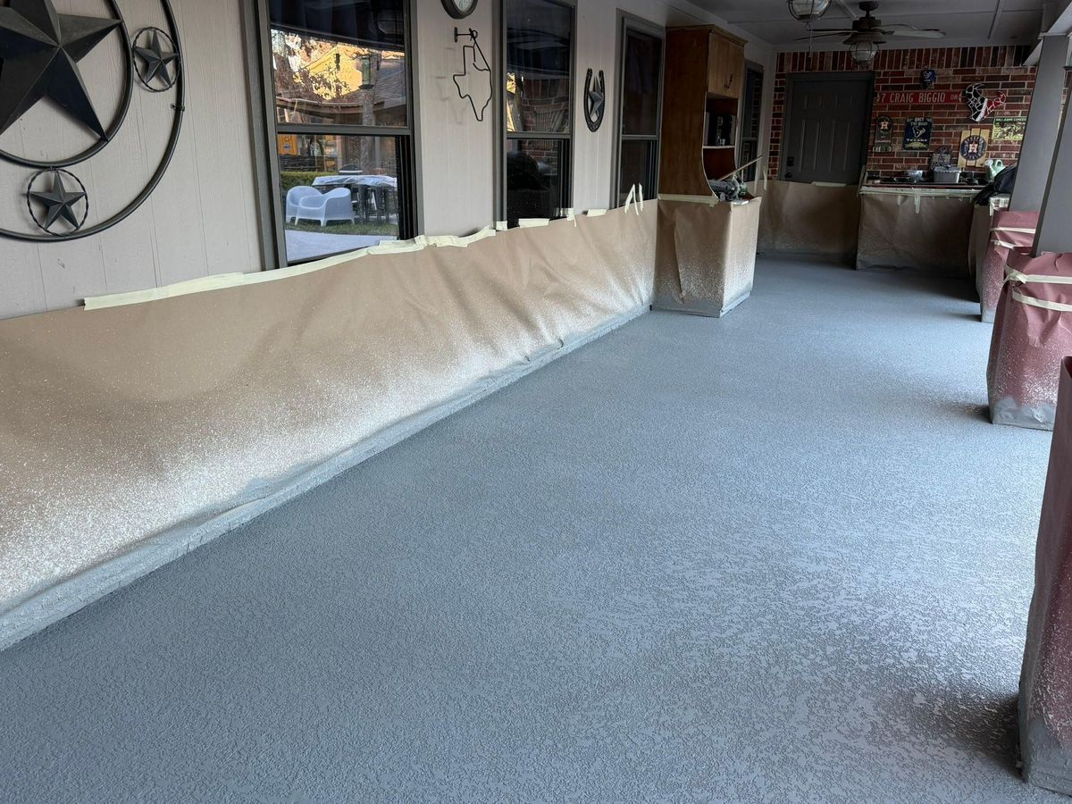 Epoxy Floor Coatings for Texas Curb N Borders in Houston, TX