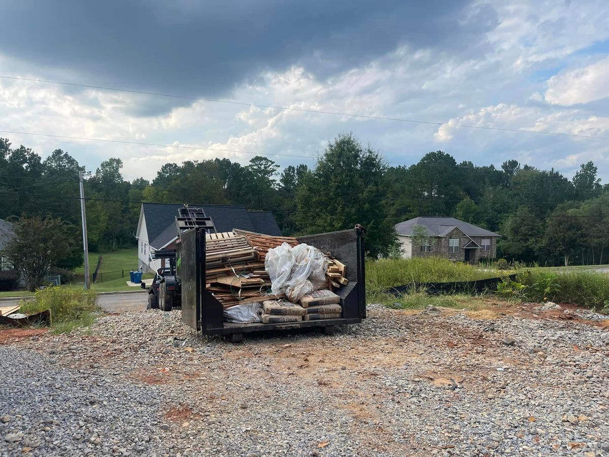 Roll Off Dumpster Rental for Greenwood Lawn & Landscaping LLC in Talladega, Alabama