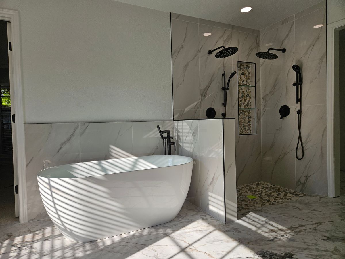 Custom Tiling for Tile-N-All in Denton, TX